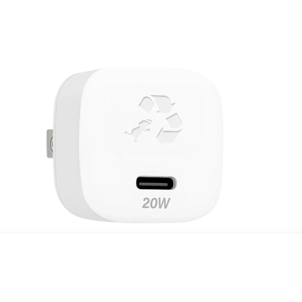 Nimble Wally SubNano 20W USB-C Wall Charger, PPS, Fast Charging Adapter, White